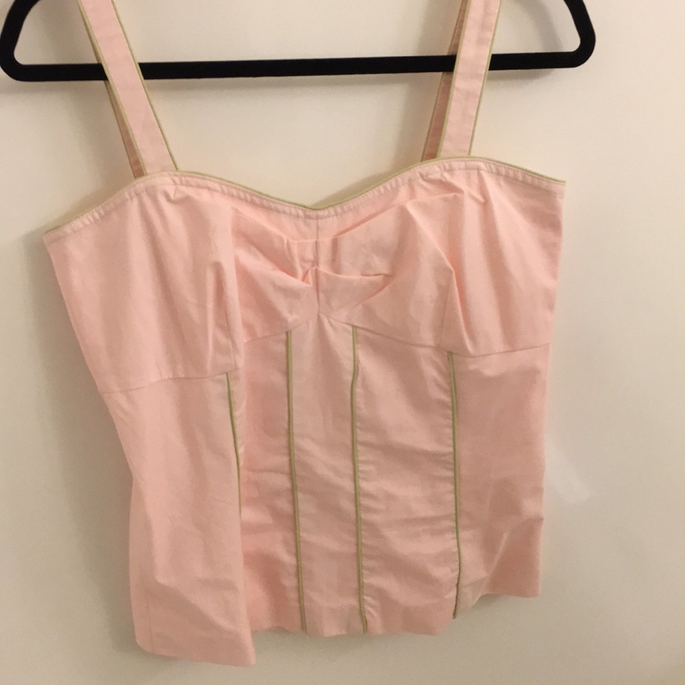Bustier lime green & pink 36C